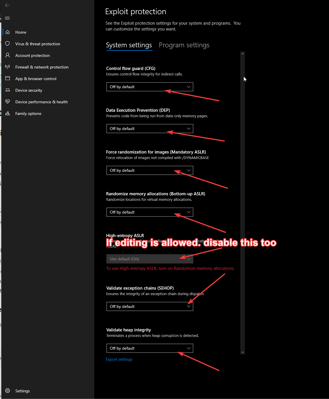 Exploit Protection